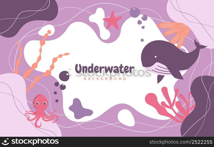 Ocean Underwater Animal Life Sea Beach Liquid Background