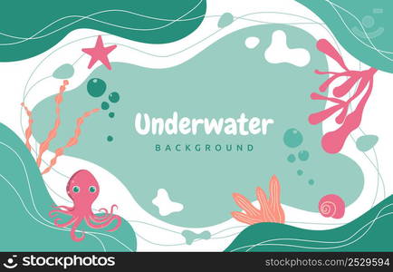 Ocean Underwater Animal Life Sea Beach Liquid Background