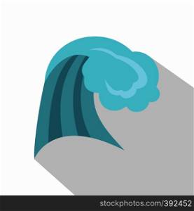 Ocean wave icon. Cartoon illustration of ocean wave vector icon for web. Ocean wave icon, cartoon style
