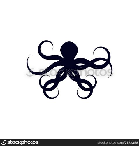 octopus icon Vector Illustration design template