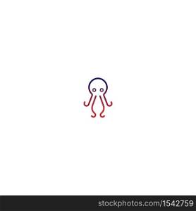 Octopus logo icon vector template