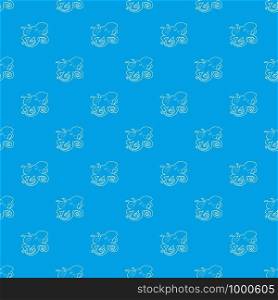 Octopus pattern vector seamless blue repeat for any use. Octopus pattern vector seamless blue