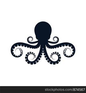 Octopus symbol vector icon illustration design