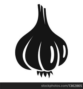 Odor garlic icon. Simple illustration of odor garlic vector icon for web design isolated on white background. Odor garlic icon, simple style