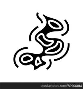 odor smell glyph icon vector. odor smell sign. isolated symbol illustration. odor smell glyph icon vector illustration
