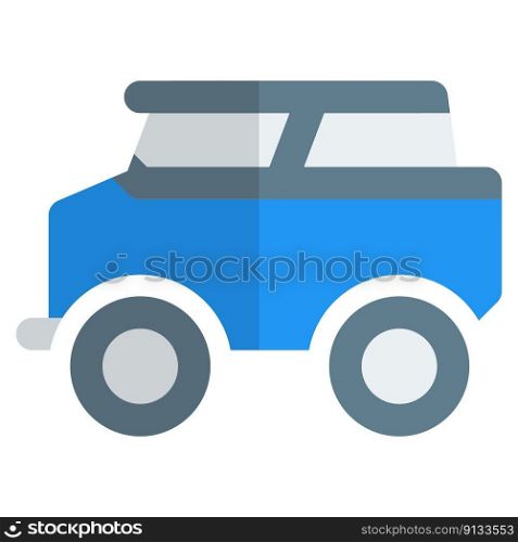 Off-road vehicle that travels on gravel
