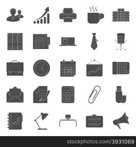 Office and marketing silhouettes icons set. Office and marketing silhouettes icons set vector graphic design
