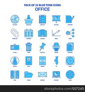 Office Blue Tone Icon Pack - 25 Icon Sets