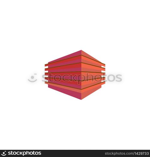 Office building, modern architecture vector illustration. Real estate realty business center design. 3D futuristic facade in big city.
