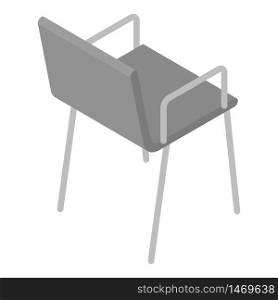 Office chair icon. Isometric of office chair vector icon for web design isolated on white background. Office chair icon, isometric style