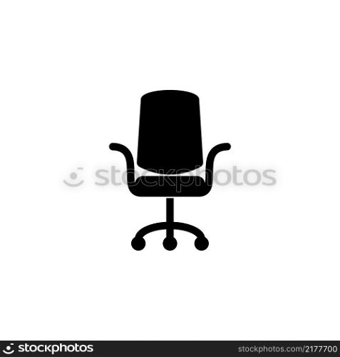 office chair icon vector design templates white on background