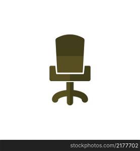 office chair icon vector design templates white on background