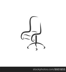 office chair icon vector illustration design template