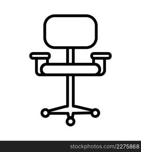 Office chair icon vector sign and symbols