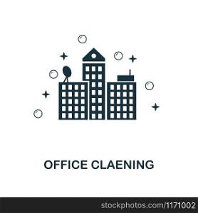 Office Cleaning creative icon. Simple element illustration. Office Cleaning concept symbol design from cleaning collection. Can be used for mobile and web design, apps, software, print.. Office Cleaning icon. Line style icon design from cleaning icon collection. UI. Illustration of office cleaning icon. Pictogram isolated on white. Ready to use in web design, apps, software, print.