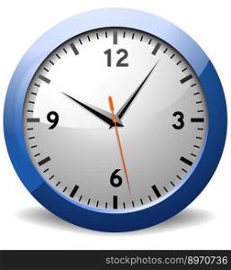 Office clock vector image