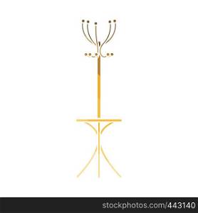 Office coat stand icon. Flat color design. Vector illustration.