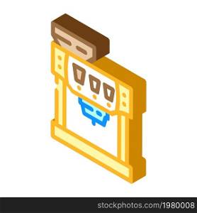 office coffee machine isometric icon vector. office coffee machine sign. isolated symbol illustration. office coffee machine isometric icon vector illustration