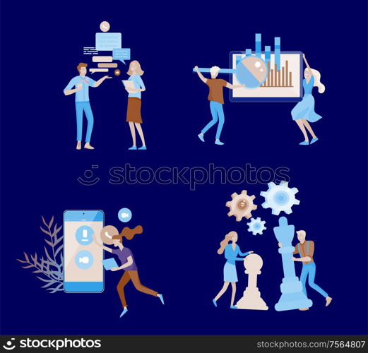 office concept business people for project management, business, workflow and consulting. Modern vector illustration flat concepts character for website and mobile website development.. office concept business people for project management, business, workflow and consulting. Modern vector illustration flat concepts character for website and mobile website