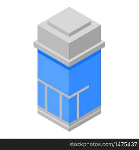 Office elevator icon. Isometric of office elevator vector icon for web design isolated on white background. Office elevator icon, isometric style