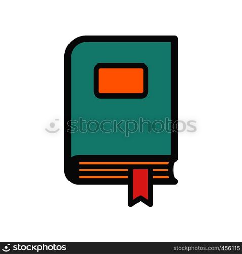 Office folder with bookmark icon. Vector illustration. Office folder with-bookmark icon