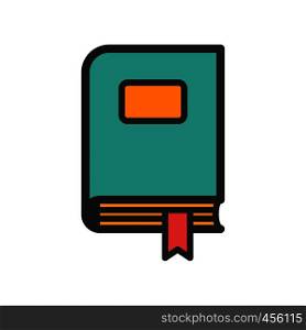 Office folder with bookmark icon. Vector illustration. Office folder with-bookmark icon