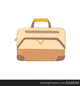office laptop bag cartoon. travel fashion, business suitcase office laptop bag sign. isolated symbol vector illustration. office laptop bag cartoon vector illustration