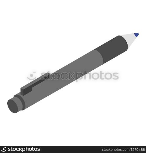 Office pen icon. Isometric of office pen vector icon for web design isolated on white background. Office pen icon, isometric style