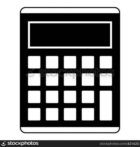 Office, school electronic calculator icon. Simple illustration of office, school electronic calculator vector icon for web. Office, school electronic calculator icon