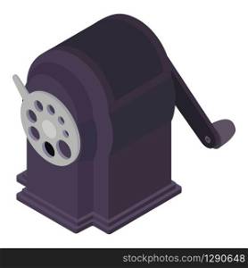 Office sharpener icon. Isometric of office sharpener vector icon for web design isolated on white background. Office sharpener icon, isometric style