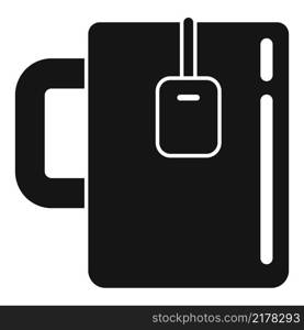 Office tea mug icon simple vector. Hot drink. Herbal tea. Office tea mug icon simple vector. Hot drink