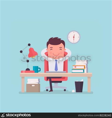 office workspace illustration