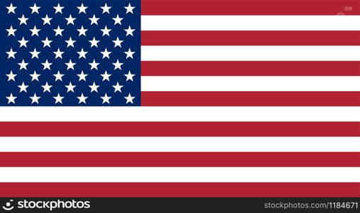 Official flag of the United States of America. Background. Official flag of the United States of America