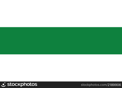 Official flag vector illustration of the Dutch regional capital city of GRONINGEN, NETHERLANDS