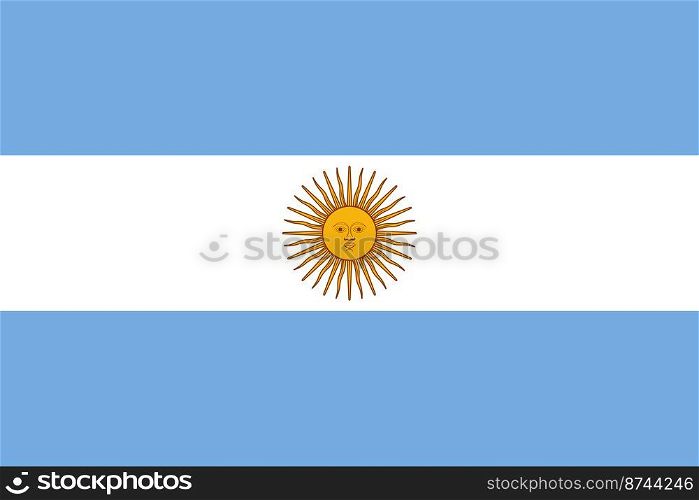 Official national Argentina flag background