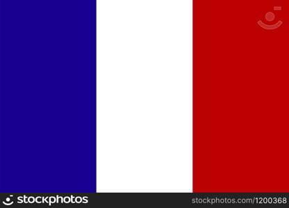 Official national flag of France National symbol illustration. Official national flag of France.