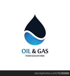 Oil and gas icon vector illustration