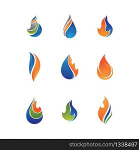 Oil and gas vector icon illustration