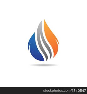 Oil and gas vector icon illustration