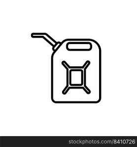oil and gasoline cylinder icon vector illustration logo design