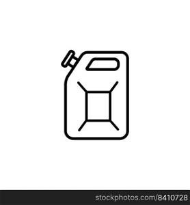 oil and gasoline cylinder icon vector illustration logo design