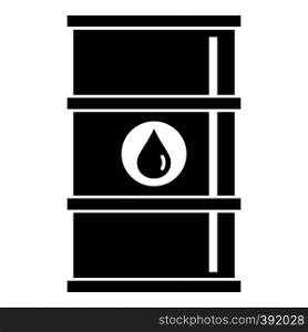 Oil barrel icon. Simple illustration of oil barrel vector icon for web. Oil barrel icon, simple style