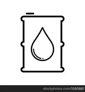 oil barrel icon vector design template