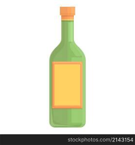 Oil bottle icon cartoon vector. Olive food. Cooking healthy. Oil bottle icon cartoon vector. Olive food