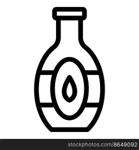 Oil bottle icon outline vector. Food agave. Vegan meat. Oil bottle icon outline vector. Food agave