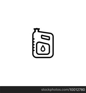Oil canister icon, gasoline icons vector. Simple illustration of icon vector icons of oil canister oil vector icons for web refueling vector icons
