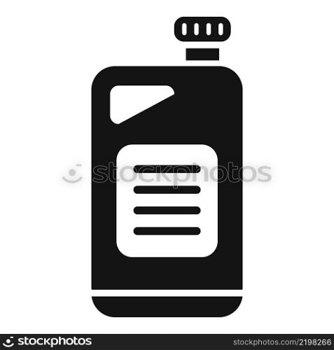 Oil canister icon simple vector. Car motor. Engine can. Oil canister icon simple vector. Car motor