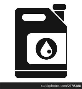 Oil canister icon simple vector. Earth climate. Warming disaster. Oil canister icon simple vector. Earth climate