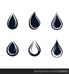 Oil drop icon set vector illustration design