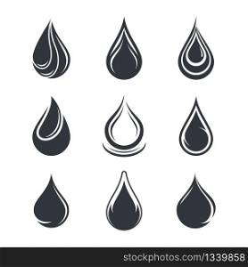Oil drop icon vector illustration design